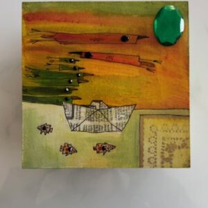 * 218 ATARDECER CON PAJAROS